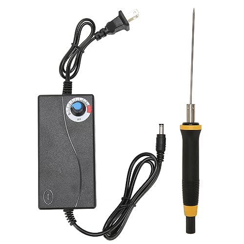 Serplex® Foam Cutter, 36W Fast Heating Foam Cutter Ergonomic and Anti Slip Handle Hot Wire Cutter Temperature Control Electric Hot Wire Foam Cutting Tool Serplex® Foam Cutter, 36W Fast Heating Foam Cutter Ergonomic and Anti Slip Handle Hot Wire Cutter Temperature Control Electric Hot Wire Foam Cutting Tool